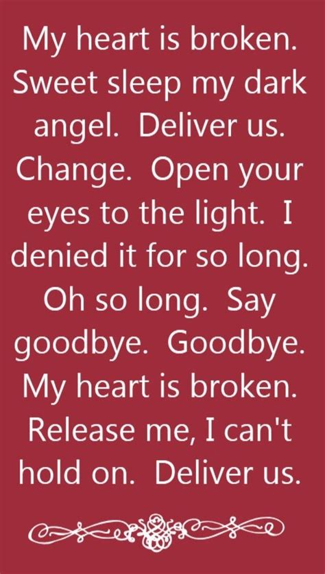 my heart was broken lyrics